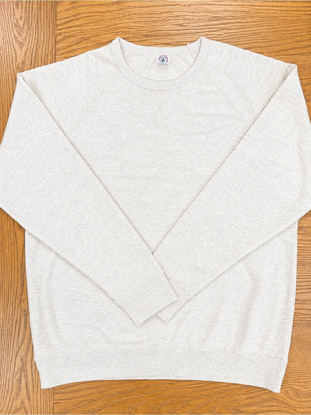 Delta Men's Crewneck Sweater in Light Oatmeal